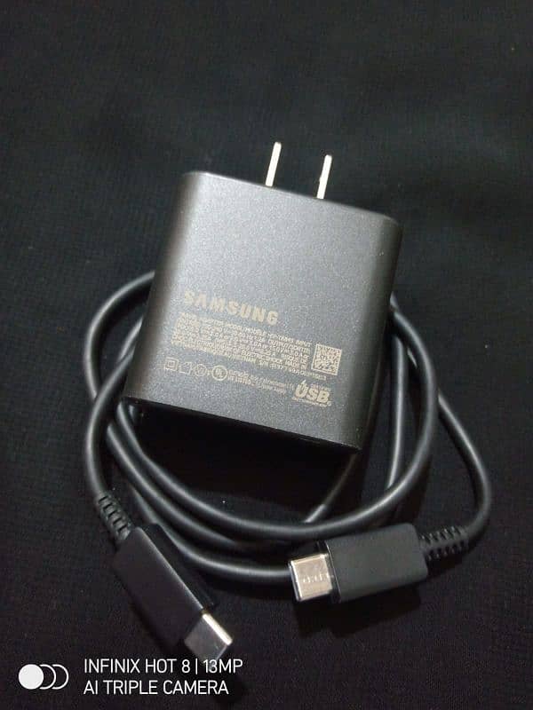 Samsung S24 ultra Charger and Cable 45watt new 100% original. 2