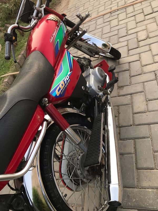 Honda cd 70 urgent sell lush condition 5