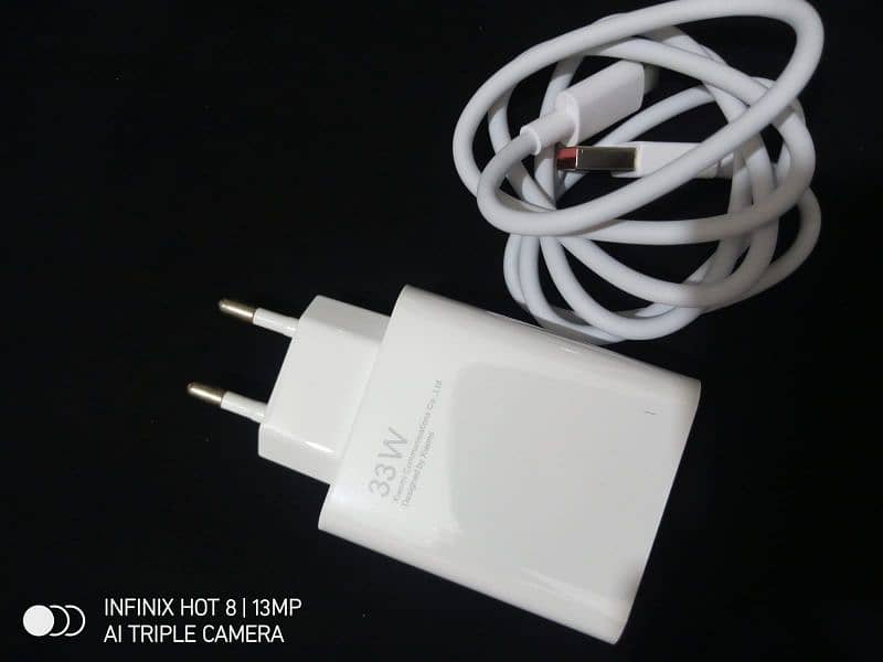 Redmi Note 10pro Charger and Cable 33watt new 100% original. 0