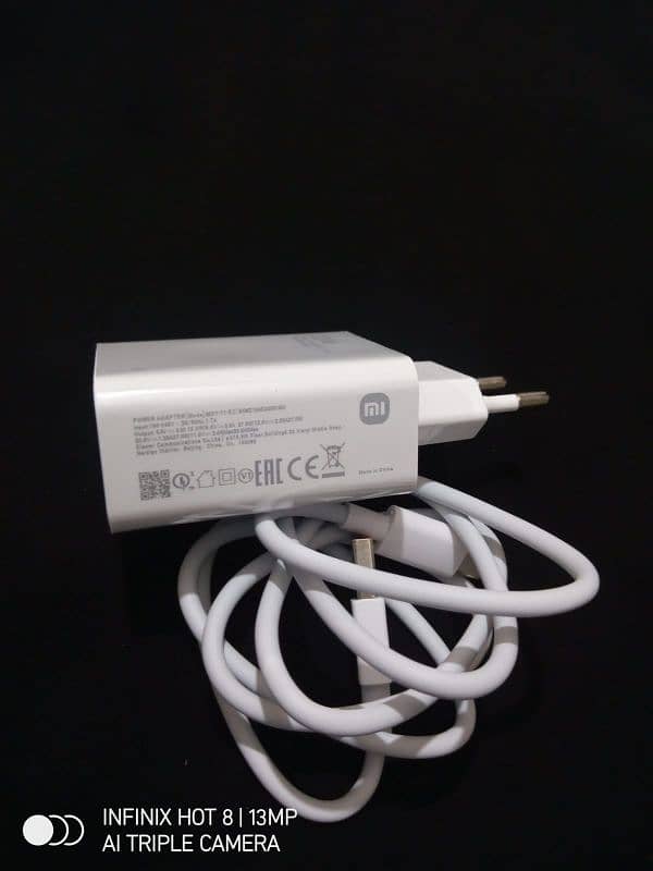 Redmi Note 10pro Charger and Cable 33watt new 100% original. 3