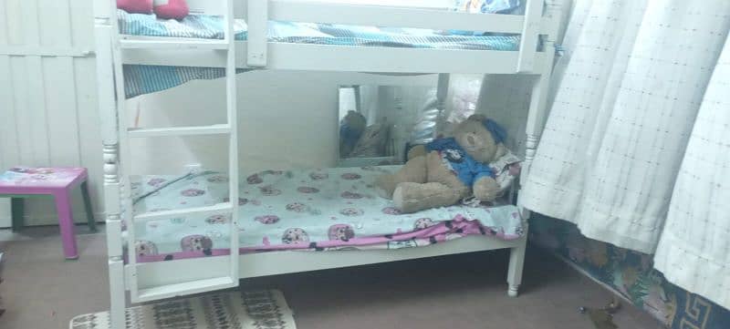 pure shesham wooden kids bed in excellent condition 1