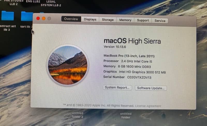 Macbook pro Late 2011 9