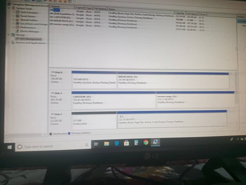 HP PC i3 3rd generation 9 GB rem 1000 GB hard 2