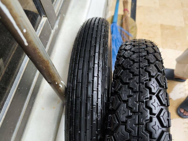 Honda CB150F original Cordial Tyres with Tubes 1