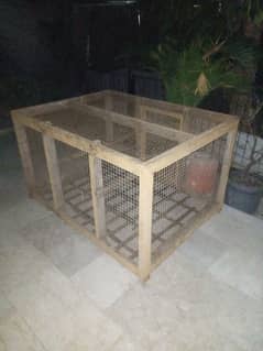 wooden cage