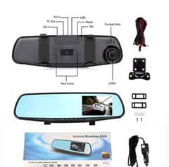 Dual camera back and front HD recording for car