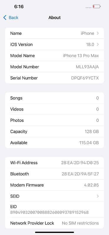 iPhone 13 pro max 128 Factory unlocked 10