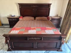 Chiniot Bedset side tables and dressing table 0