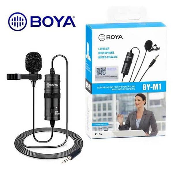 boya m1 orignel microphone never used only box open 1