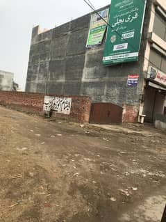 30 Marla Beautiful Commercial Plot For Rent In Near Wedding Shaadi Hall G. T Road Manava Lahore Front 2 Shops Main Bollywood 0