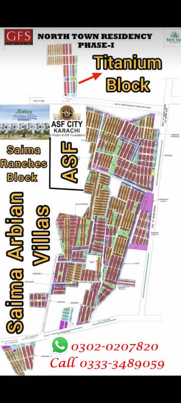 80, 120 yard Plot easy Instalment plan North Town Residency Titanium Blk 2