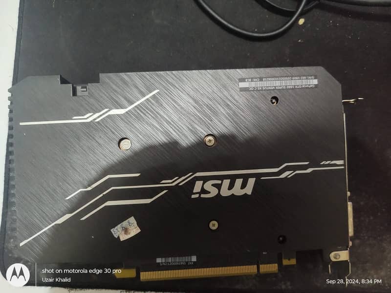 MSI NVidia GTX  1660 Super 6gb Sealed like new Graphic Card 3