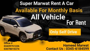 Rent a car Available for daily,weekly,monthly basis,Self Drive near me