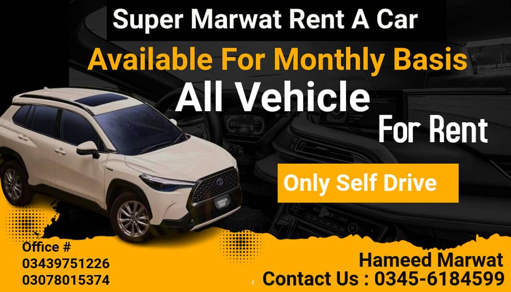 Rent a car Available for daily,weekly,monthly basis,Self Drive near me 0