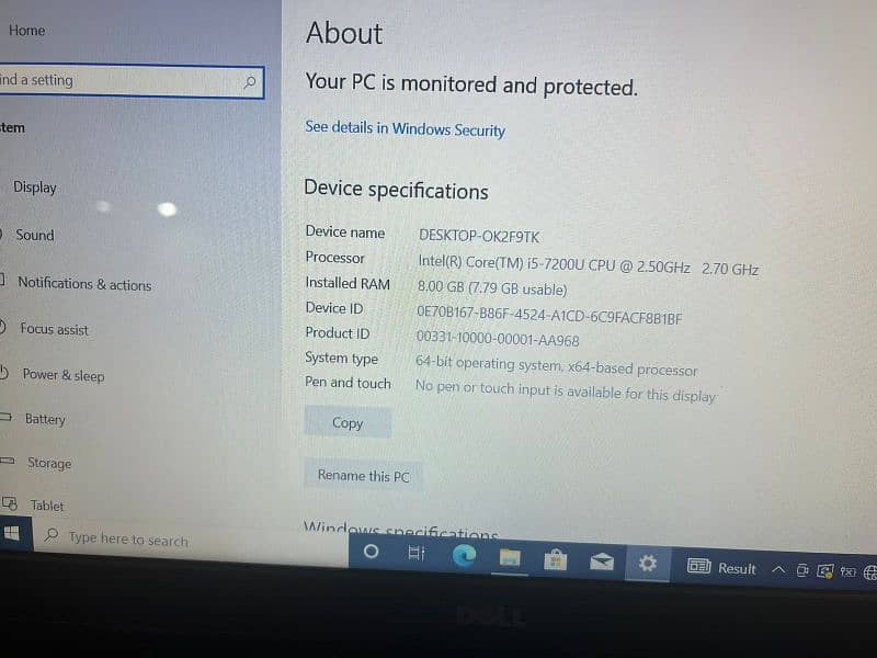 Dell Laptop CORE I5, 7th Generation URGENT SALE 3