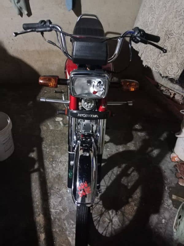 Honda CD70 2023 all Punjab number 3