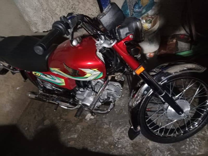 Honda CD70 2023 all Punjab number 5