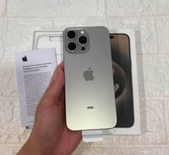 Apple iphone 15 Pro max | 256GB | PTA Approved | Natural Titanium