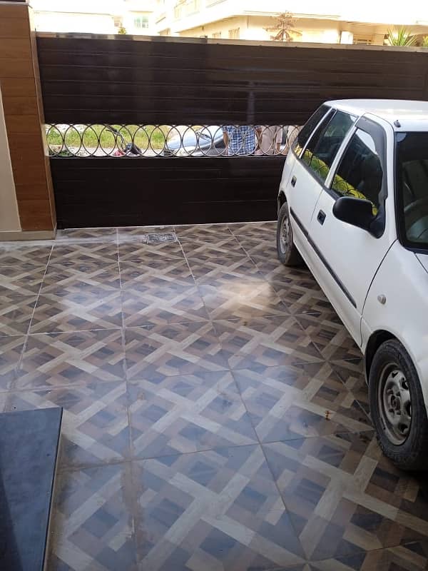 10marla 3beds DD TV lounge kitchen attached baths Brand New ground portion for rent in G 13 4 islamabad 4