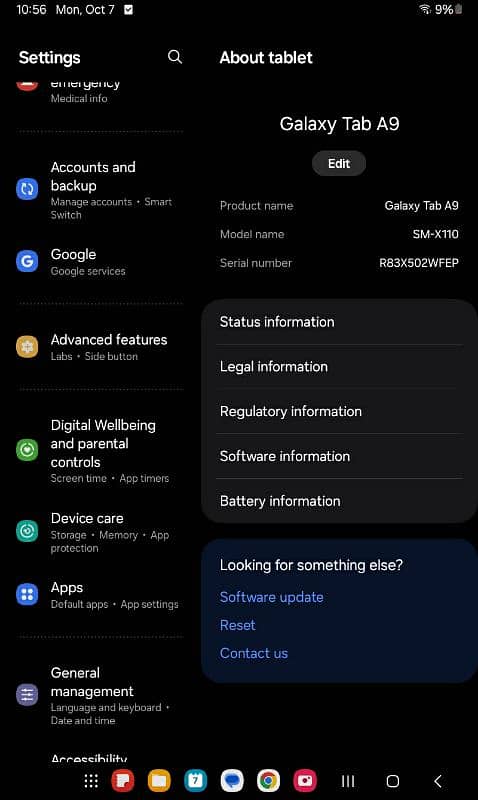 Galaxy Tab A9 (X110 2024) 5