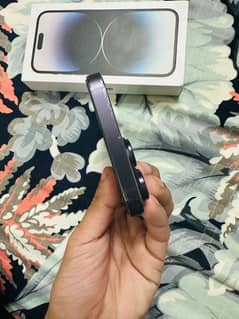 I phone 14 pro max 256 gb full box LLA model