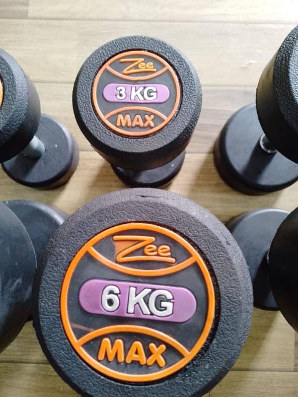 Rubber coated Dumbell/ Dumbells /Dumbell for home 1