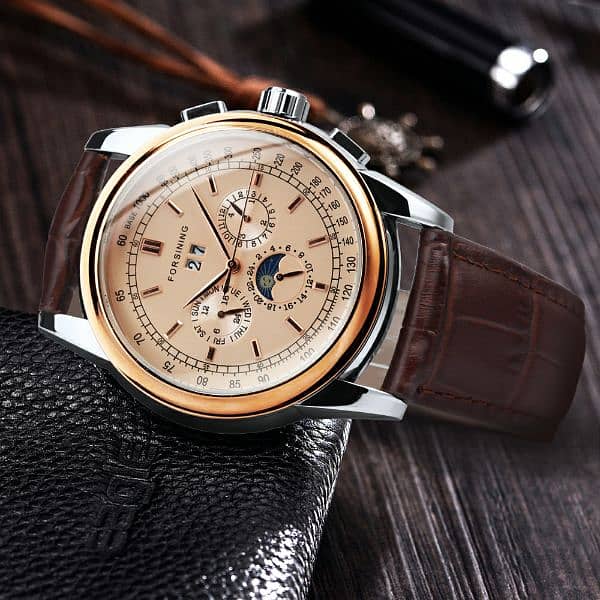 branded Men's watch Forsining Automatic 9