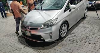 Toyota Prius 2013 model registered 2016 Silver Color Tripple Led Model