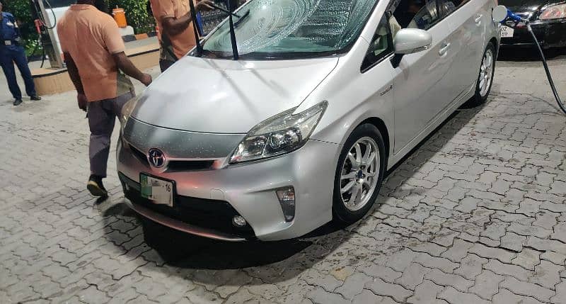 Toyota Prius 2013 model registered 2016 Silver Color Tripple Led Model 1