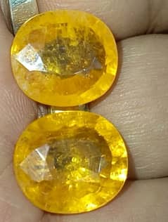 Pukhraj Topaz Natural Stones etc