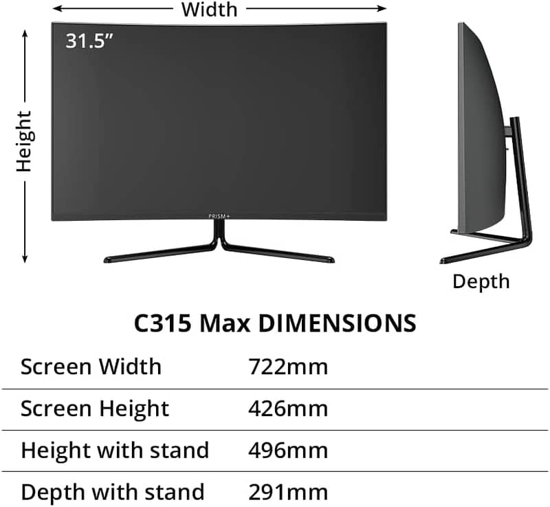 lcd PRISM+ 31.5 Inches 4K 3