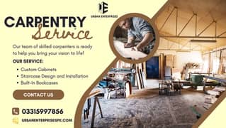 Carpentry Services – Custom Cupboards, Wardrobes, Kitchen Cabinets &