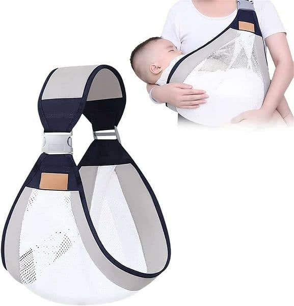 Baby carrier half wrapped sling 0