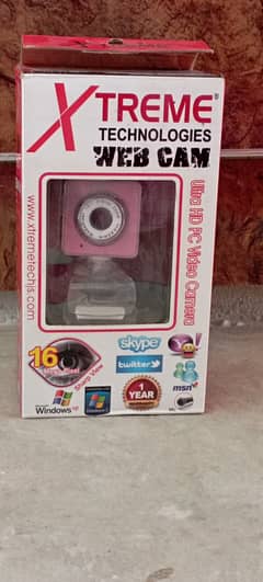 Xtreme Technologies 16MP Ultra HD Web Cam with Mic