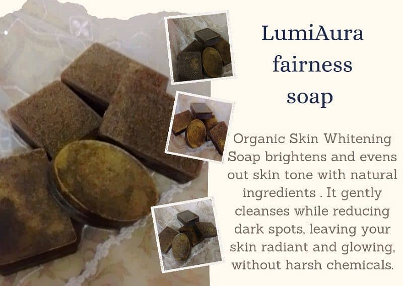 LumiAura organic soap for skin health 0