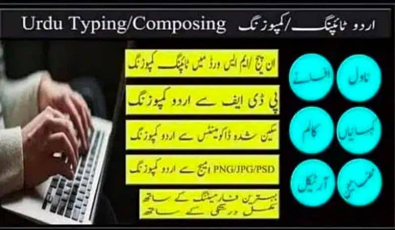 Urdu and English Typing Service 1