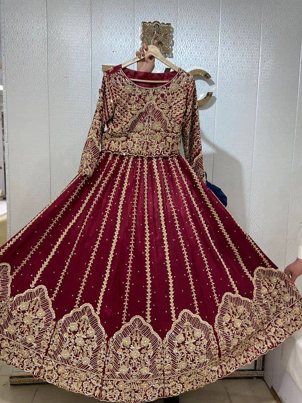 Bridal Lehnga / Wedding dress / Barat wear / Bridal red Dress 2