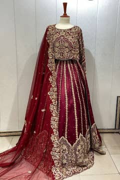 Bridal Lehnga / Wedding dress / Barat wear / Bridal red Dress