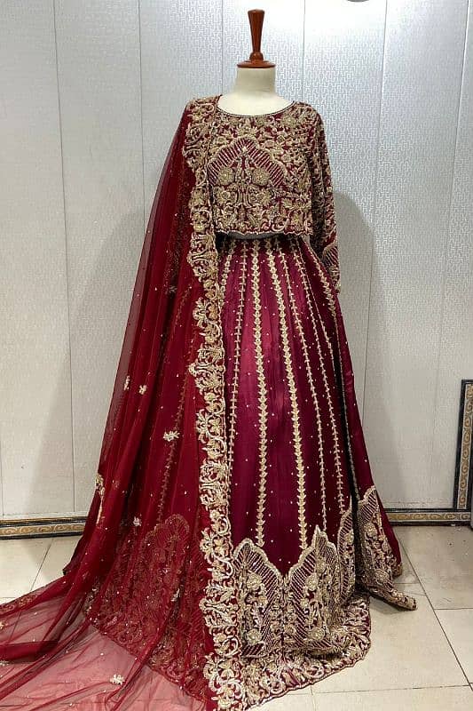 Bridal Lehnga / Wedding dress / Barat wear / Bridal red Dress 0