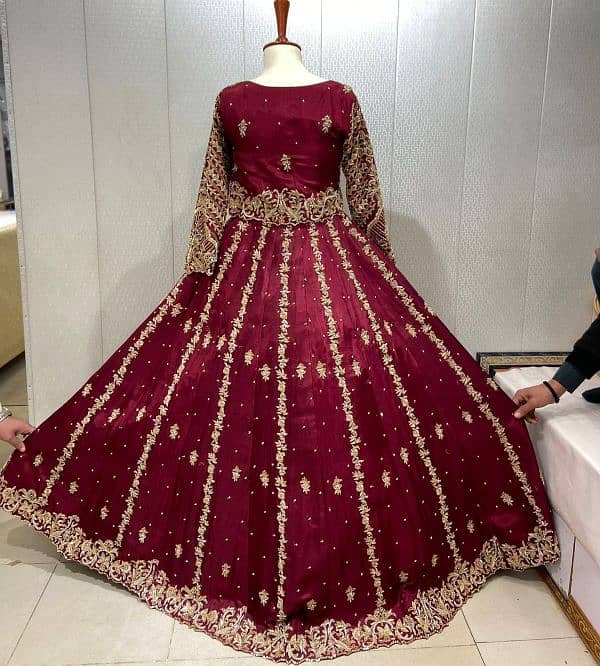 Bridal Lehnga / Wedding dress / Barat wear / Bridal red Dress 4