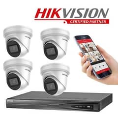 Hikvision 2mp Ip network Cctv cameras setup installations.