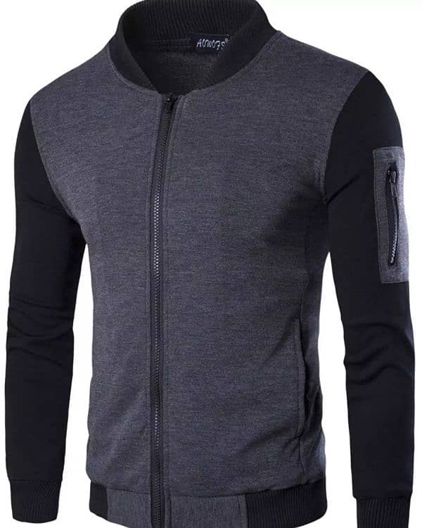 1 Pc Men's Fit Body Jacket-Grey 0