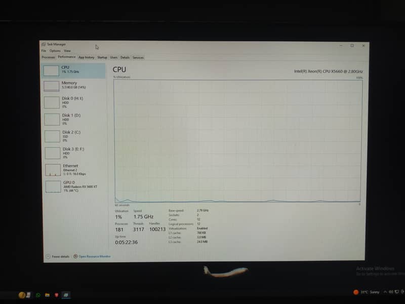 HP Xeon Z800 X5560 Dual Hexa-Core Processor 5