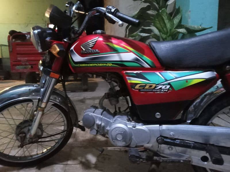 Honda CD 70 2022 model for sale 3