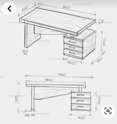 Staff ,Study, Computer, Manager Table / Office Furniture in Lahore 15