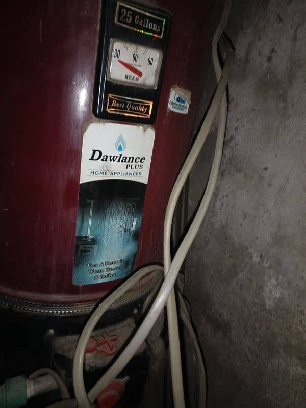 Used Gyser duel Gass and Electric 0