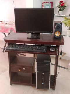 Computer for sale with computer table CPU screen 0