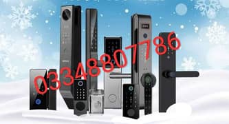 digital smart electric door lock access control system fingerprint zk