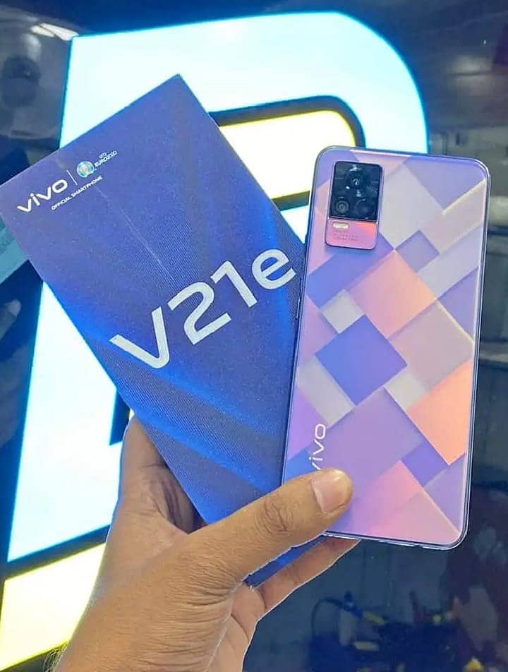 vivo v21e 12 128 10/10 with box 1