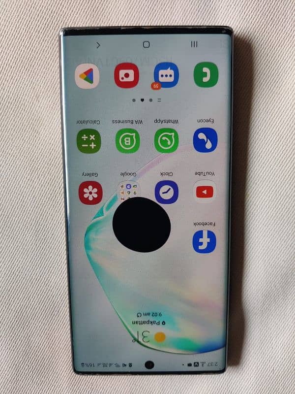 samsung note 10 plus dot wala panl 3